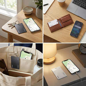 Tarjeta Localizadora Recargable para Cartera, Compatible con <span class=keywords><strong>Apple</strong></span> Find My iOS, Admite Carga Inalámbrica - Product Image 4