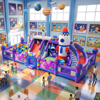 LILYTOYS Parc de jeux gonflables intérieur commercial pour enfants