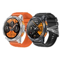 Reloj Inteligente GPS para Senderismo K67A, Pantalla HD de 1.43'', Batería de 530 mAh, Resistente al Agua IP68, Linterna LED, Presión Barométrica, Altímetro, Brújula