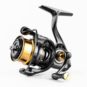 Moulinet de pêche spinning SW 5.0:1 pour eau de mer et lac - Frein max. 10 kg, construction métal/plastique, poignée interchangeable gauche/droite pour la pêche en rivière - Product Image 1