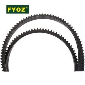 Correa de Ventilador Dentada 3/8 x <span class=keywords><strong>37</strong></span> 1/<span class=keywords><strong>2</strong></span> 1624197010 1624197012 1624197013 para Kubota B2301 B2320 B2601 B2630 B2650 B2920, Pieza de Repuesto - Product Image 1