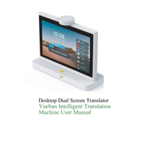 Traducteur vocal intelligent à double écran de 10 pouces, appareil de traduction portable multilingue, traducteur intelligent à double écran