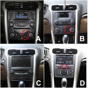 Autoradio GPS tactile style Tesla, système de navigation stéréo multimédia pour Ford Mondeo Fusion Mk5 2013-2017 - Product Image 6