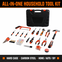 Ensemble d'outils à main pour la maison, kit d'outils de réparation, multifonction, étui rigide, entretien domestique, OEM personnalisable