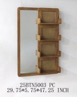 Meuble en bois de style campagnard, accent décoratif pour la maison, 87*36.2*86.36CM, meuble vintage en bois massif pour la décoration du salon