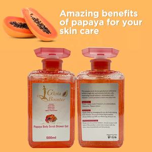 กัลูต้าบูสเตอร์มะละกอเจลอาบน้ําที่อุดมไปด้วยสารต้านอนุมูลอิสระกระชับผิวจางคราบพิเศษไวท์เทนนิ่งฟื้นฟูอาบน้ําครีมที่ชัดเจนขึ้น - Product Image 4