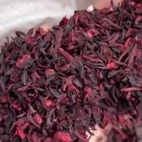 Prix bas fournisseur d'usine fleur de thé d'hibiscus sec prix de gros thé Roselle cassé séché