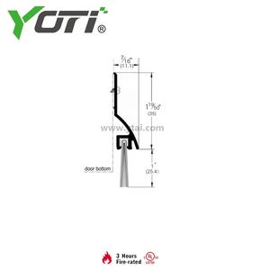 Dy607 רצועת מברשת אלומיניום התחתון עבור דלת הזזה תוצרת סין דלת חומרה yטאי & חלון אביזרים - Product Image 1