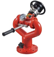 Canon à eau flexible télécommandé pour la lutte contre les incendies, construction en acier au carbone, 1,5 m, pour équipement et accessoires de lutte contre les incendies