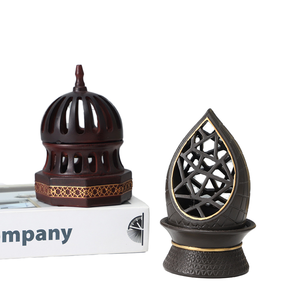 European Creative Incense Burner Simple Desktop Hollow Aromatherapy <b>Table</b> Ornaments Middle East Luxury Resin Mabkhara Aromatic - Product Image 1