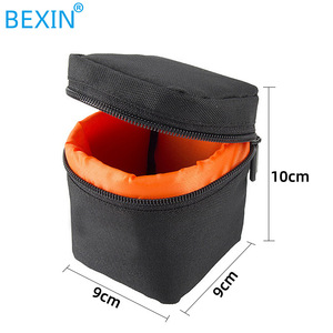 BEXIN <b>Camera</b> Lens Case 9x9x10cm Shockproof Oxford Zipper <b>Bag</b> For Digital <b>Camera</b> Protection - Product Image 1