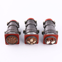 Conectores de Latón Serie P con Carcasa de Aluminio 10-200A 1500V Conector MIL Ruso