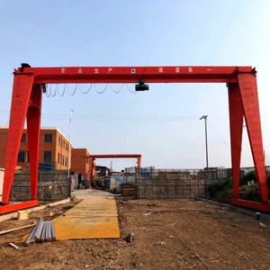 Single Girder Design Hook <b>Lifting</b> 3 Ton 5 Ton 10 Ton 16 Ton Gantry Crane with Electric Hoist - Product Image 2