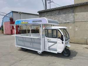 Triciclo de Comida de Fácil Operación, Diseño Europeo con Estantes Ajustables para Diversos Snacks - Product Image 1