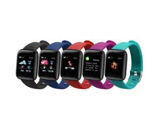 116 प्लस स्मार्ट बैंड घड़ी बीटी दिल दर रक्तचाप की निगरानी फिटनेस ट्रैकर Wristbands पहनने योग्य उपकरणों Pedometers