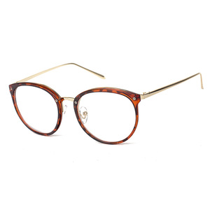 Maidis Cat Eye Eyeglasses Frames Full Frame Gold Black Unisex Blue Light Protection Fashion Trend - Product Image 5