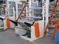 Machine d'extrusion de film plastique en nylon, polypropylène, PP, PE, PVC biodégradable à haute vitesse, monocouche, Sj-55