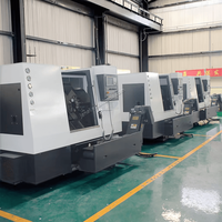 TCK50 CNC Tour Machine Slant Bed Cnc Metal Processional avec Rail Incliné Système Siemens