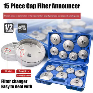 Juego de Herramientas Hexagonales de Aluminio Podofo de 15 Piezas para Reparación de Filtros de Aceite, Suministro al por Mayor - Product Image 4