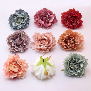 Nouveau acétate <span class=keywords><strong>toile</strong></span> <span class=keywords><strong>cirée</strong></span> pivoine fleur artificielle Antique fleur Vintage fête enfants chapeaux accessoires bricolage fleur photographie - Product Image 1