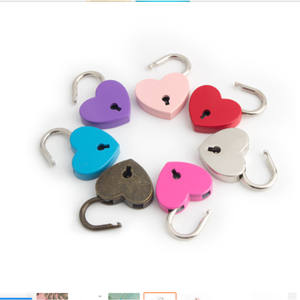 2025 Proveedores de China Nuevos productos LOGOTIPO personalizado Candado de llave de corazón grande - Product Image 2