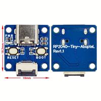 Módulo de Placa de Desarrollo RP2040-Tiny, RP2040 ZERO Raspberry Pi PICO, Interfaz USB Tipo C, 264KB SRAM, 2MB Flash, C/C++ para Arduino