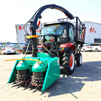 Type de disque coupeur d'ensilage conduit par trator de moissonneuse d'ensilage de maïs avec le tracteur PTO