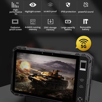 Escáner de huellas dactilares para tableta FAP30 con pantalla táctil de 10 pulgadas con lector RFID impermeable IP68 de 125Khz tableta con escáner UHF
