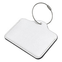 Dompet Saku Depan Penahan Kartu Kulit PU Klip Kartu Kredit Sublimasi label ID koper kosong