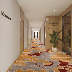 High Quality Nylon Jacquard Cut Pile Hotel Carpet 5 Star Wall-to-Wall Bedroom Design Printed Tufted Home Wilton Hotel Room - Product Image 6