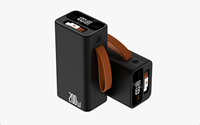 Batterie externe portable 20000 mAh PD 100W à charge rapide pour MacBook, avec câble intégré, idéale pour l'extérieur – Nouveau produit OEM tendance 2026