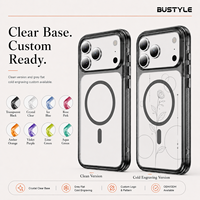 Nouvelle coque de téléphone portable transparente antichoc en PC et TPU, protection intégrale personnalisée pour iPhone 18, compatible iPhone 17 16 Pro Max