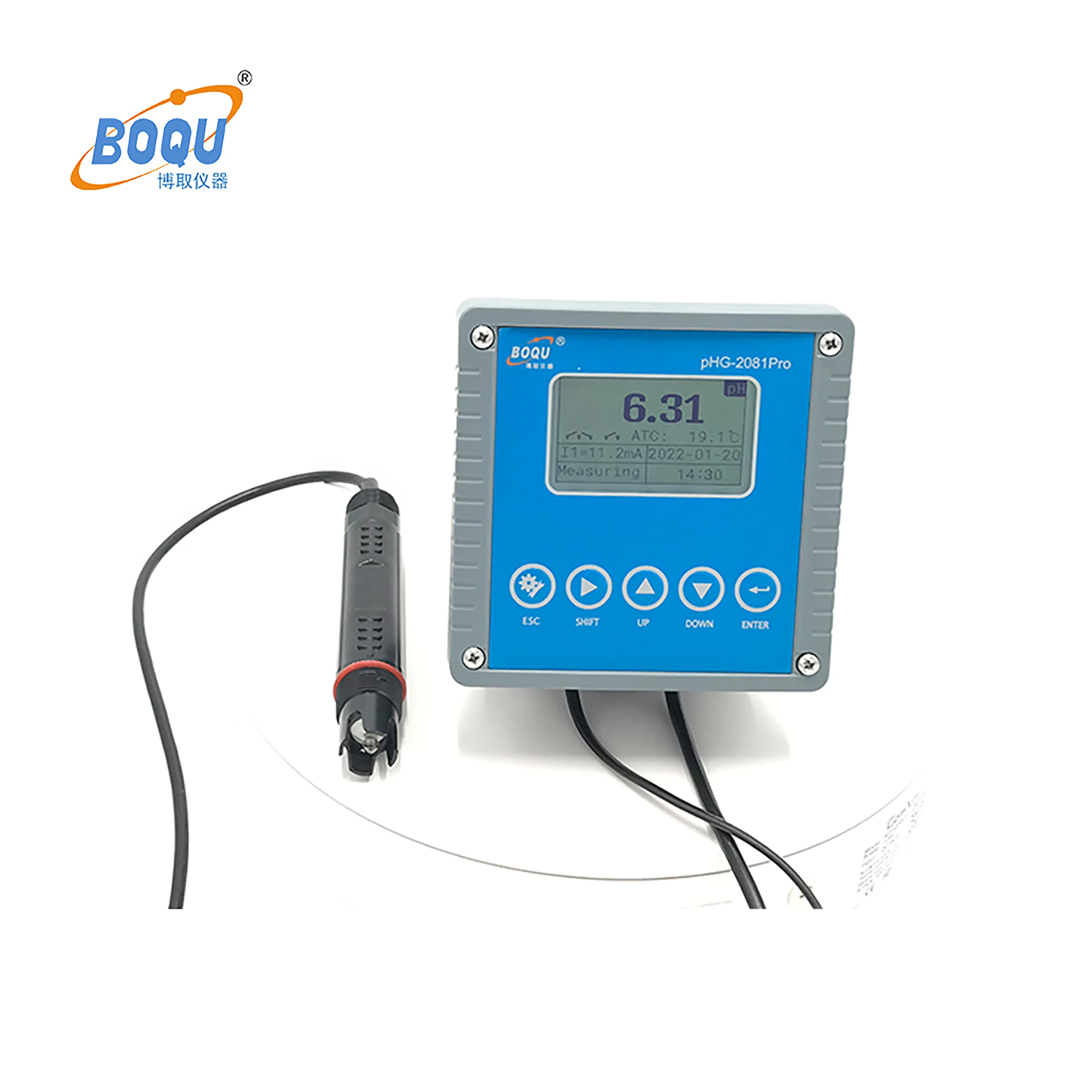 BOQU PHG-2081Pro ph water tester meter produttori di sonde digitali in cina e controller dell'acqua orp per piscina
