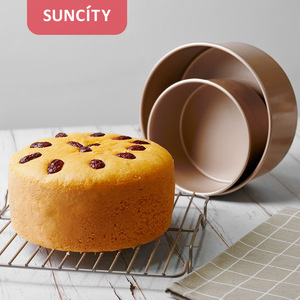 Suncity 6 Inch Round Cake <b>Mold</b> Non Stick Baking Pan For Home Use - Product Image 4