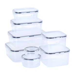 กล่องอาหารกลางวันแบบสุญญากาศกล่องเก็บอาหารแบบล็อคทรงสี่เหลี่ยม - Product Image 3