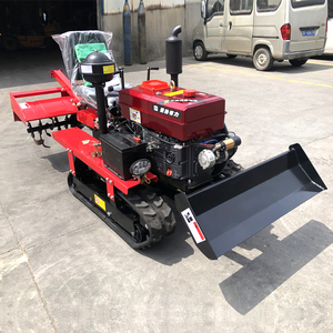 Tracked Rotary Tiller Mini Agricultural Ditching Weeding Engine/Motor 9HP/7HP Multifunctional Farm <b>Cultivator</b> 35cm - Product Image 3