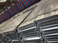 Planche de chantier en acier HF Q235, plancher de chantier métallique galvanisé pour la construction