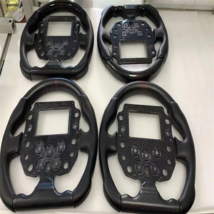 OEM Personalizado Alta Resistência 3K Fibra De Carbono Racing Game Steering <span class=keywords><strong>Wheel</strong></span> CNC Usinado Silicone Handle - Product Image 6