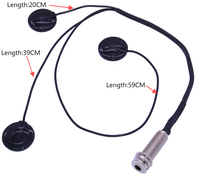 Grosir gitar akustik pickup harpa aksesoris harpa Pickup harpa amplifier ujung pin Patch Pickup GT-15