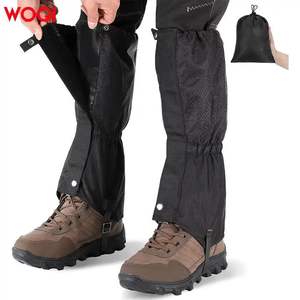 Polainas de senderismo Woqi unisex, impermeables, transpirables, de tela Oxford, protectores de piernas para montañismo, senderismo, camping, deportes en hielo y nieve. - Product Image 1
