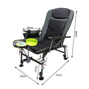 Silla Plegable Ajustable de Alta Resistencia para Pesca y Camping, Soporta 180 kg, Portátil y Resistente - Product Image 1