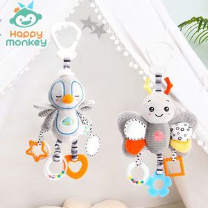 Factory Wholesale Happy Monkey Children Soothing <b>Toys</b> Baby <b>Cot</b> Mobile Hanging Rattle Crib Mobile Newborn Intellectual Gift - Product Image 3