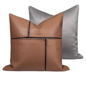 RUIYI 간단한 기하학적 줄무늬 풍선 메모리 소파 쿠션 목 베개 도매 접을 수있는 방수 홈 섬유 커버 - Product Image 1