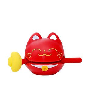 Adorno de Percusión con Forma de Gato de la Suerte, Decoración de Escritorio de PVC, Juego de Varias Piezas, Suministros de Oficina Feng Shui, Regalo de Año Nuevo Chino - Product Image 5