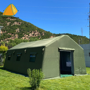Grande tente médicale gonflable en tissu Oxford, personnalisable, pour secours en cas de catastrophe, déploiement temporaire, tente de sauvetage, hôpital de campagne à vendre - Product Image 1