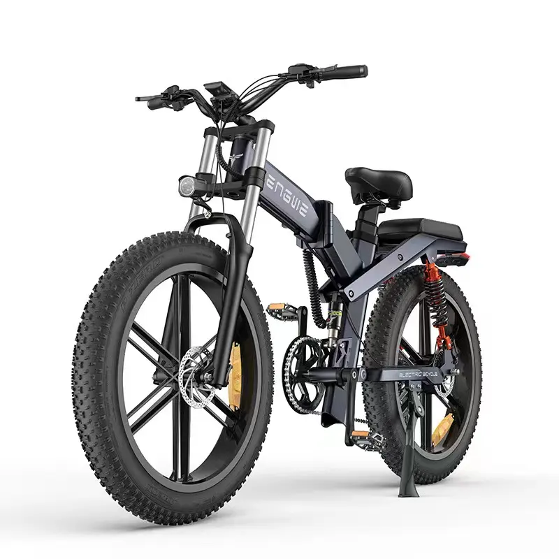 ENGWE X26 Electric Motorcycle 48V28Ah 1000W 26inch fat tires Go off-road electric Bike hydraulic oil electric mountain bicycle