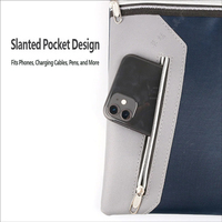 Sac de conférence pour hommes, sac à dossiers de grande capacité, sac de rangement pour papier A4, sac léger pour données, sac de travail personnalisé pour conférence