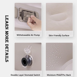 Convient pour <span class=keywords><strong>2</strong></span> <span class=keywords><strong>personnes</strong></span> Double Size Thin Sleeping Pad Picnic Sel Gonfler Sleeping Pad - Product Image 5