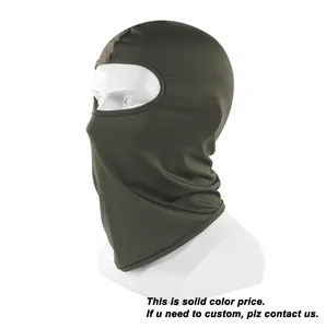 Balaclava Caps Wholesale High Qualtity Custom Logo Face Mask Knit Full Face Cover Ski Mask 1 Hole Balaclava Cap Hat