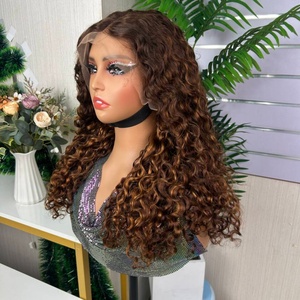 13*4 Frontal Water Wave <b>Wigs</b> for Piano Color Women 13x4 Human Hair <b>Lace</b> Frontal - Product Image 6